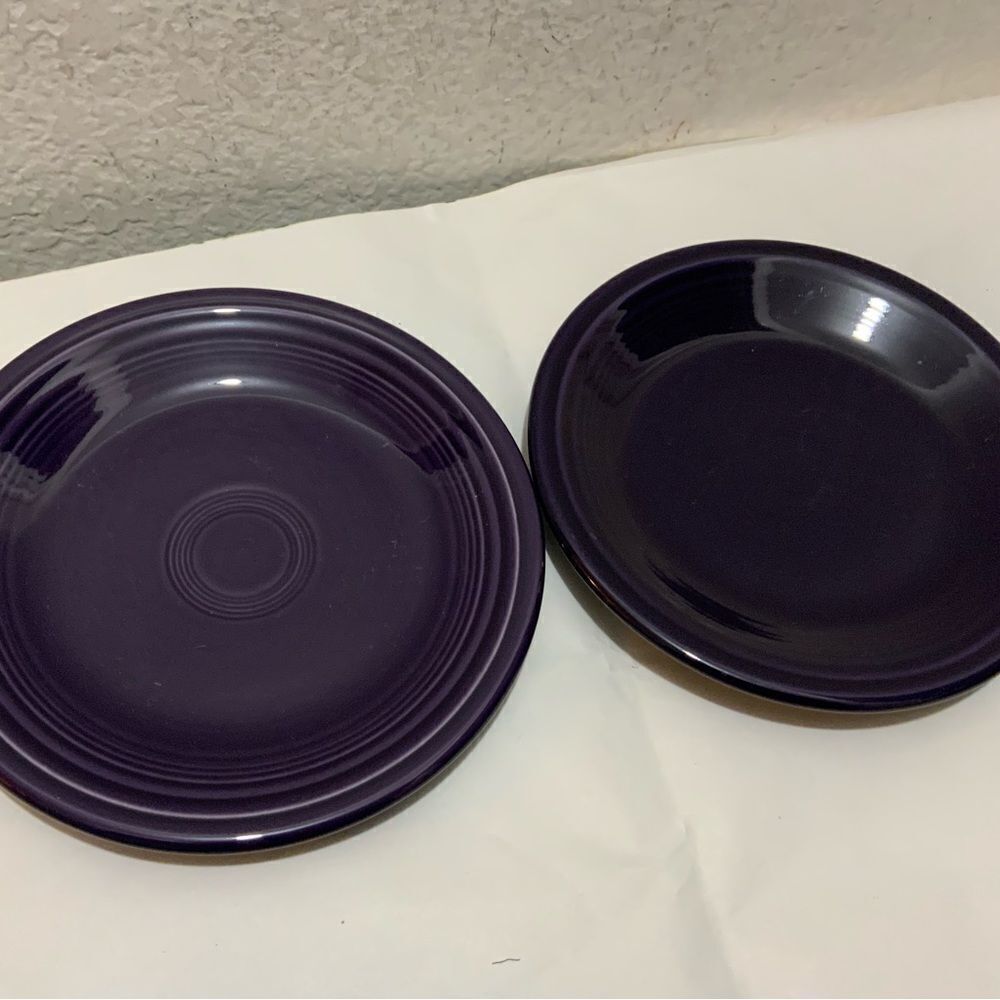 Vtg Fiesta ware purple  7'' Salad Plate Homer Laughlin USA G15
